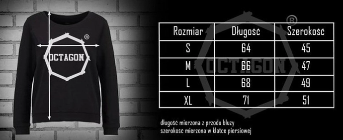 Bluza damska Octagon Logo crewneck yellow