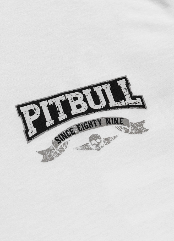 Koszulka męska T-Shirt Pitbull Troublemaker biała