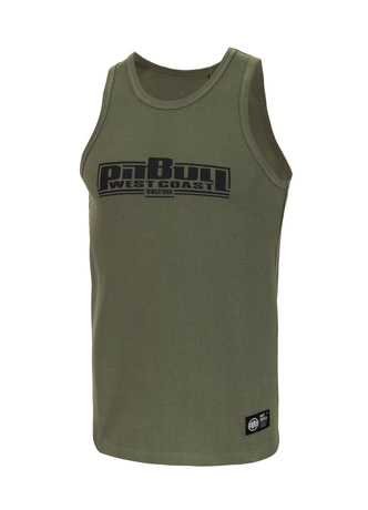 Koszulka męska tank top Pit Bull Pitbull Boxing zielony