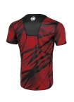 Koszulka męska T-shirt Pit Bull Mesh Performance Pro Plus Dot Camo II 24 czerwona
