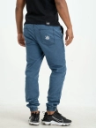 Spodnie męskie Jeans Jogger Jigga Wear Crown jasne niebieskie