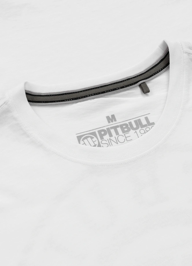 Koszulka męska T-Shirt Pit Bull Pitbull SD Stamp biała