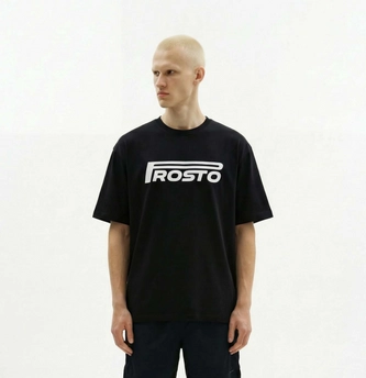 Koszulka męska t-shirt Prosto Pneumatic czarna
