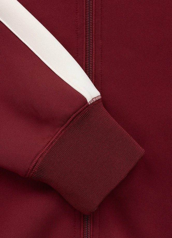 Bluza męska rozpinana Pit Bull San Diego CA burgundowa