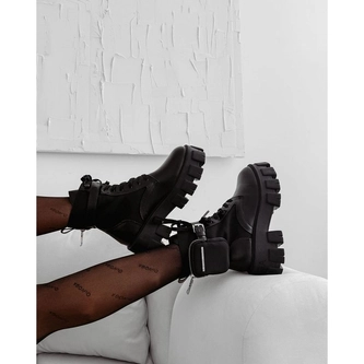 Buty damskie workery Olavoga Treakly czarne