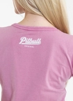 Koszulka damska T-shirt Pit Bull Angel Logo różowa