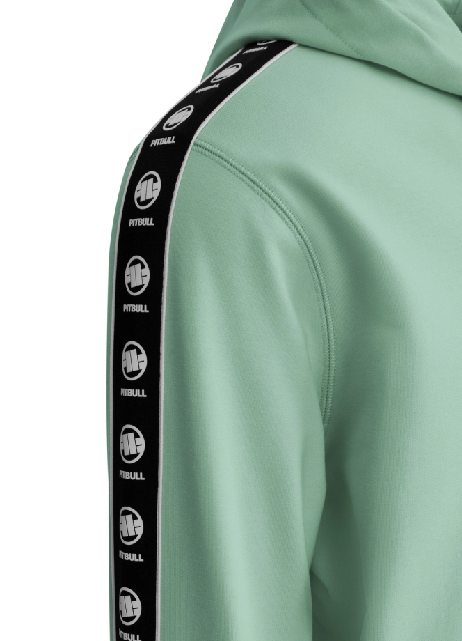 Komplet dresowy męski Pitbull Pit Bull Tape Nugget miętowy zielony