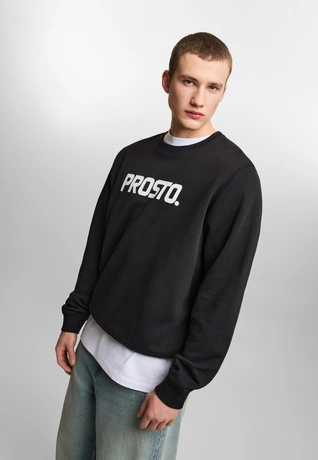 Bluza męska Prosto Old Logo crewneck czarna