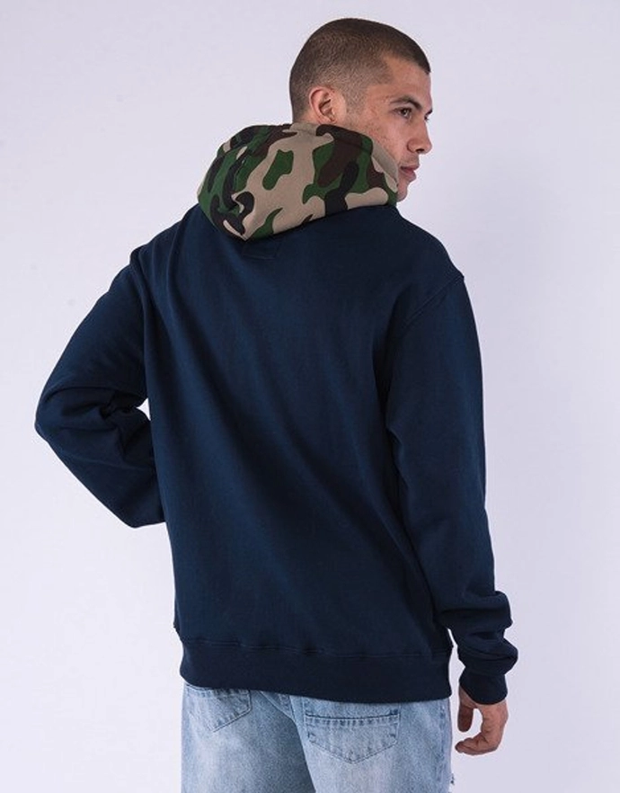 Bluza z kapturem Cayler & Sons WCWW 1996 Semi Box Hoody navy/red/woodland camo