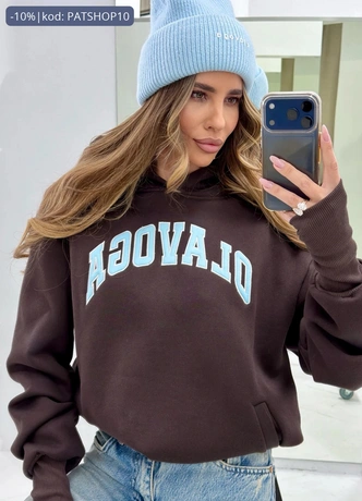 Bluza damska OLAVOGA PRECISE brązowa