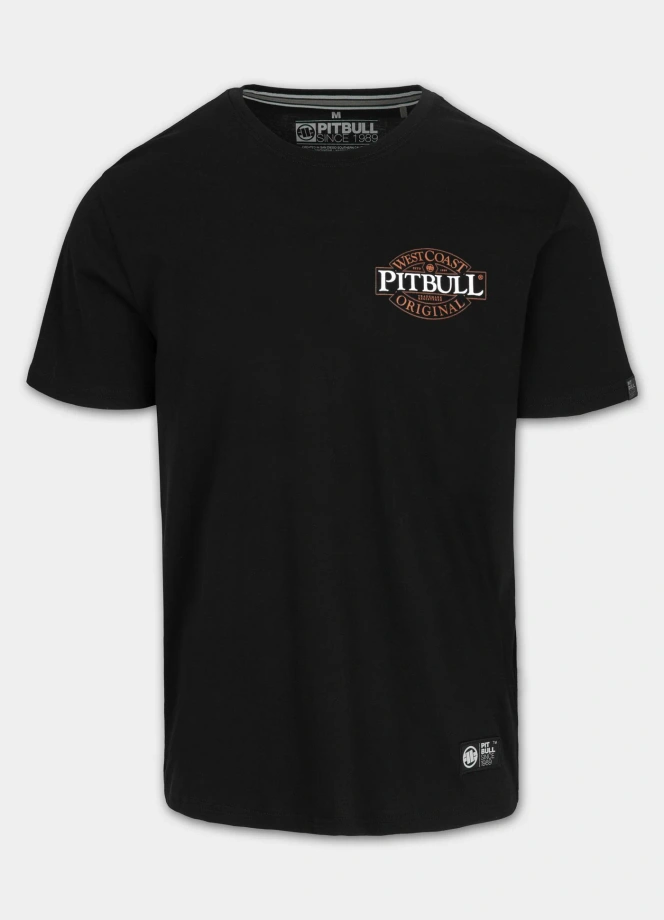 Koszulka męska T-Shirt Pit Bull Hatter czarna