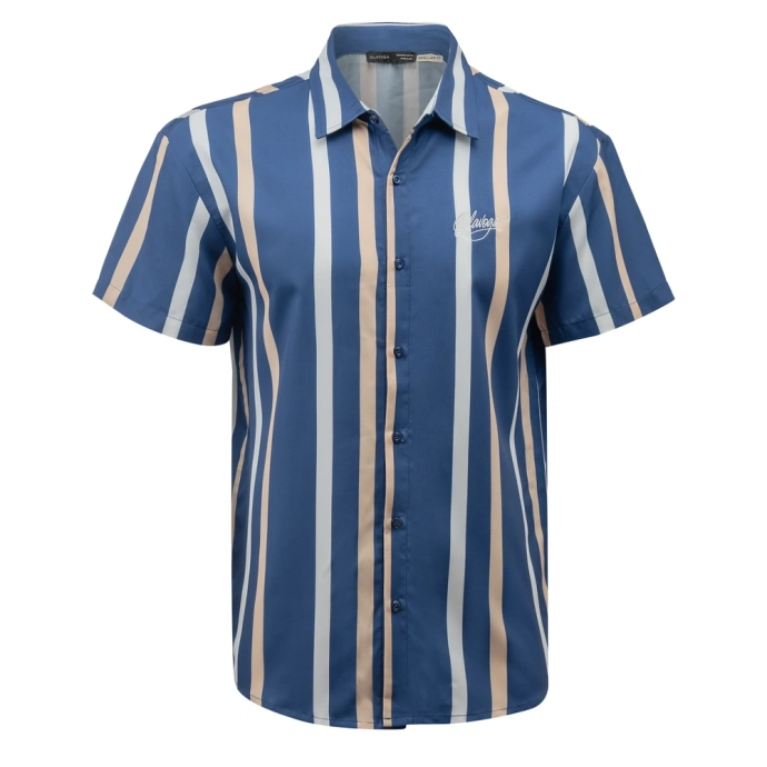 Koszula męska T-Shirt Olavoga Mius granatowa