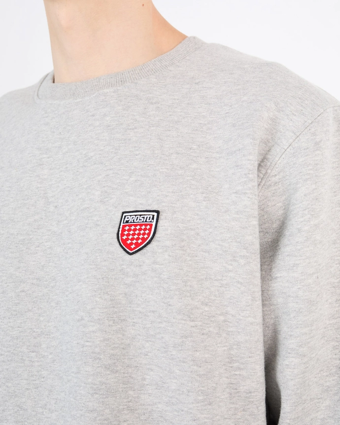 Bluza męska Prosto Shield crewneck szara
