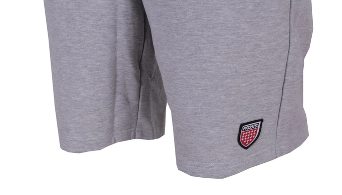 Spodenki dresowe Prosto Klasyk Gack grey
