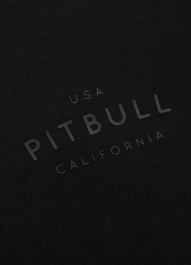 Koszulka męska T-Shirt Pit Bull Pitbull USA CAL Slim Fit czarna