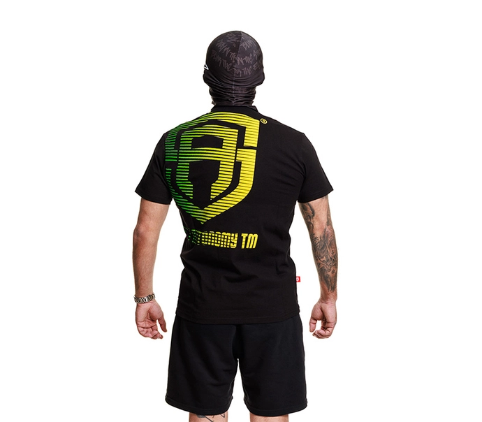 Koszulka męska t-shirt Street Autonomy Back Team czarna