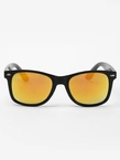 Okulary przeciwsłoneczne Jigga Wear Name Contrast Wayfarer czarno/żółte