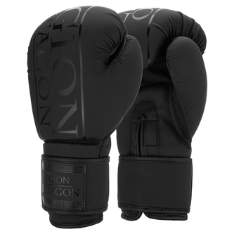 Rękawice bokserskie Octagon Legion Antique Mat czarne