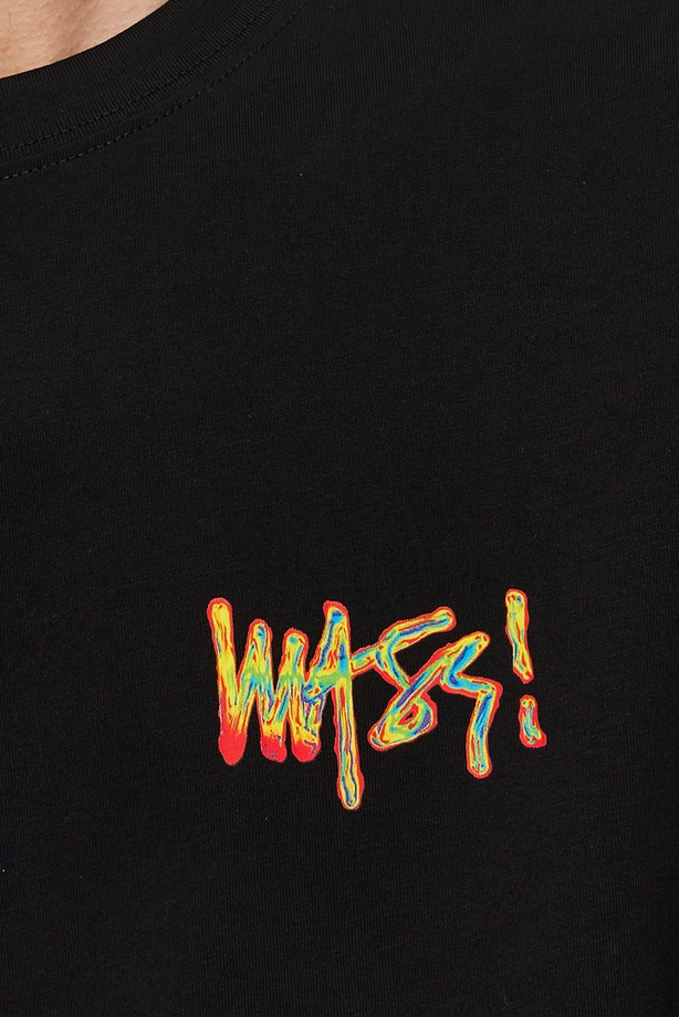 Koszulka męska t-shirt Mass Dnm Heat czarna