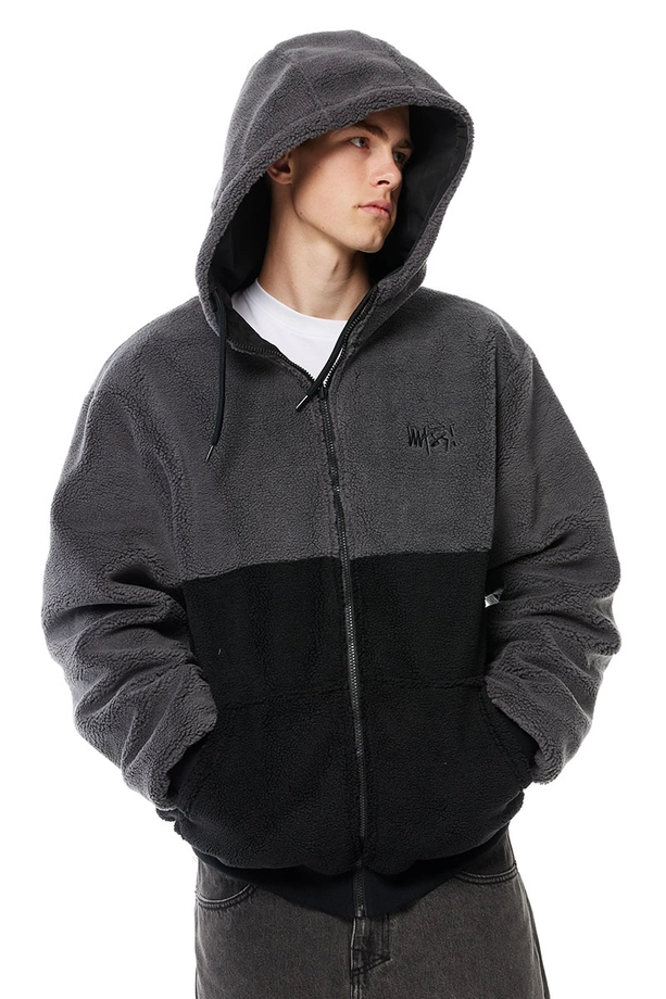 Kurtka zimowa dwustronna Mass Denim Result czarno/szara