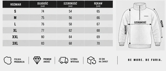 Bluza męska sherpa FURIA Elite beżowa