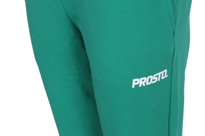 Spodnie dresowe damskie Prosto Klasyk Starter zielone