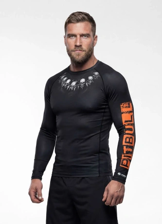 Koszulka męska rashguard Pitbull Longsleeve Blacky czarna