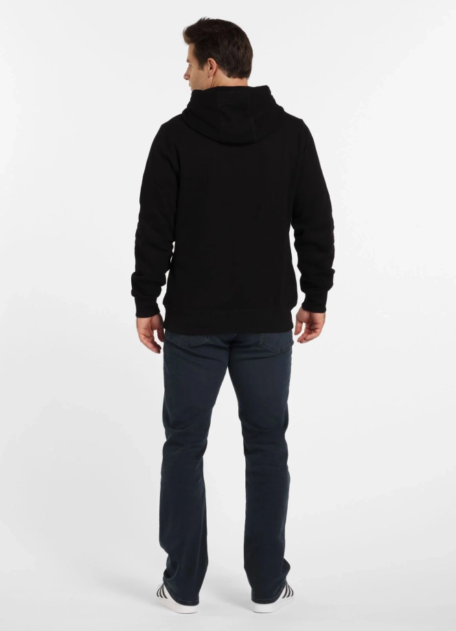 Bluza męska z kapturem Pit Bull Hilltop 25 czarno/czarna