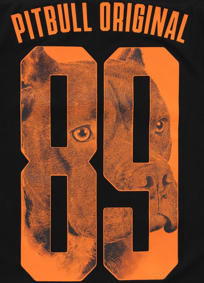 Koszulka męska T-Shirt Pitbull Eighty Nine Dog czarna