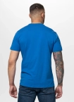 Koszulka męska T-Shirt Pitbull Logo Palms niebieska