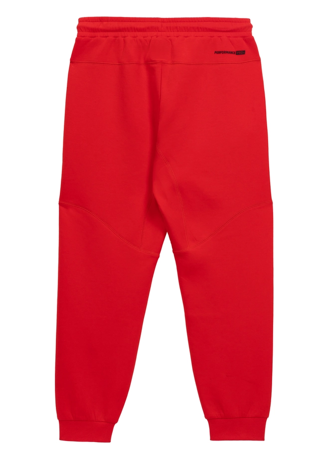 Spodnie męskie dresowe Pitbull Pit Bull Dogwood Pocket czerwone