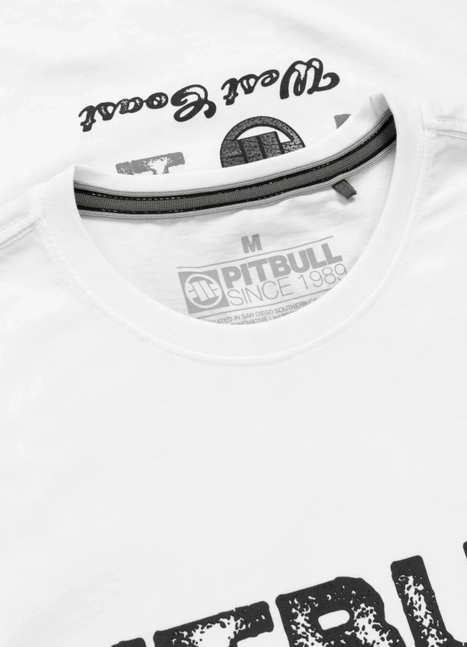 Koszulka męska T-Shirt Pit Bull Protector biała