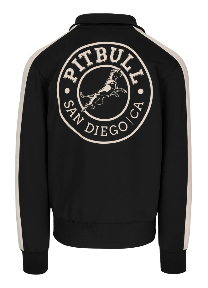 Bluza męska rozpinana Pitbull Pit Bull San Diego CA czarna