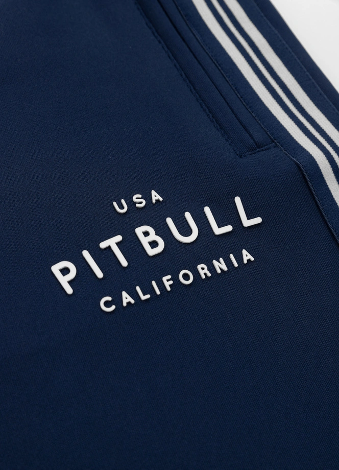 Spodenki szorty dresowe męskie Pitbull Oldschool Nelson niebieskie