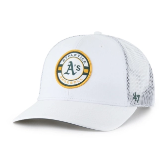 Czapka z daszkiem 47 Brand Oakland Athletics Strand Trucker biała