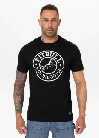 Koszulka męska T-Shirt Pit Bull Pitbull San Diego CA czarna
