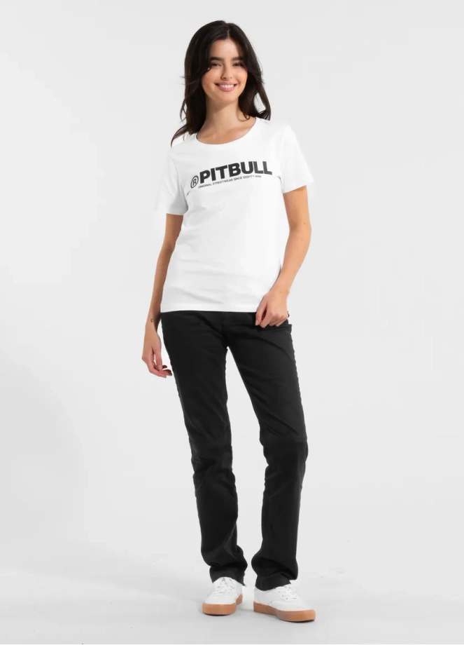 Koszulka t-shirt damska Pit Bull Pitbull R biała
