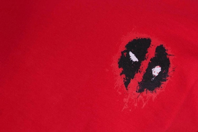 Koszulka T-shirt MARVEL Deadpool small logo red