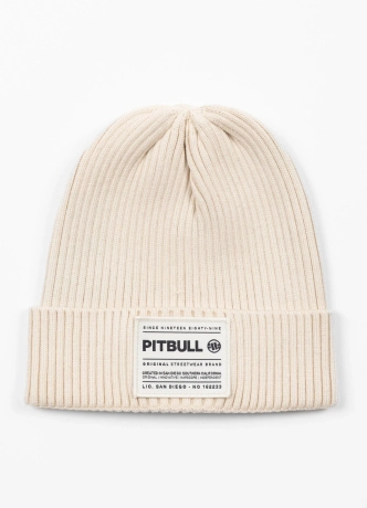 Czapka zimowa Pit Bull Beanie Dock złamana biel