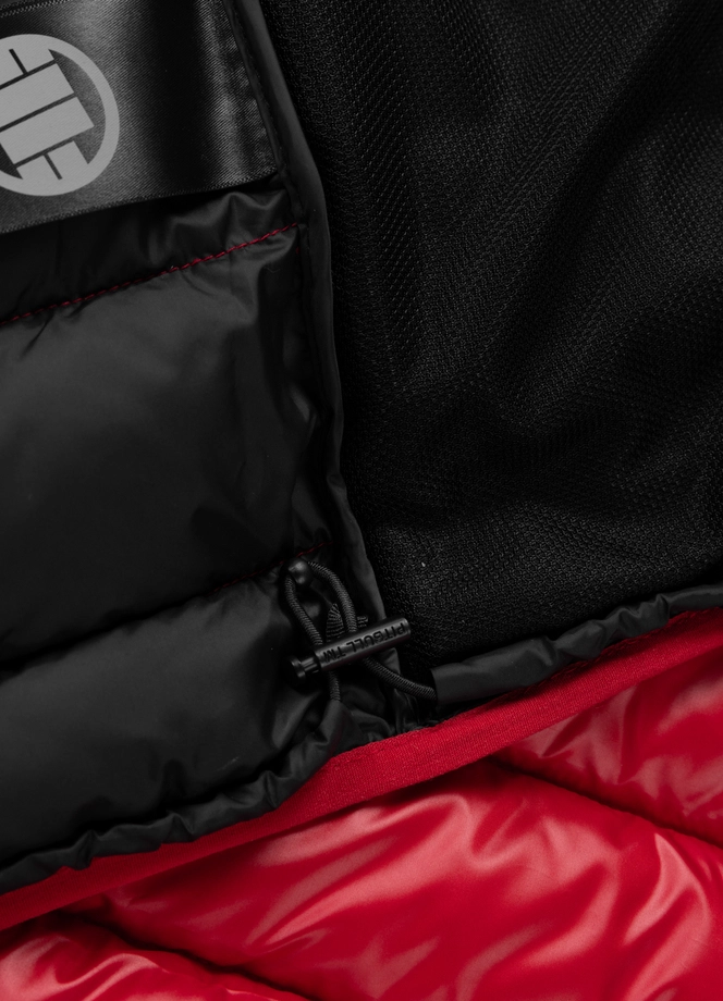 Kurtka męska zimowa Pit Bull Shatto czarno/czerwona