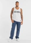 Koszulka męska tank top Pitbull Hilltop biała