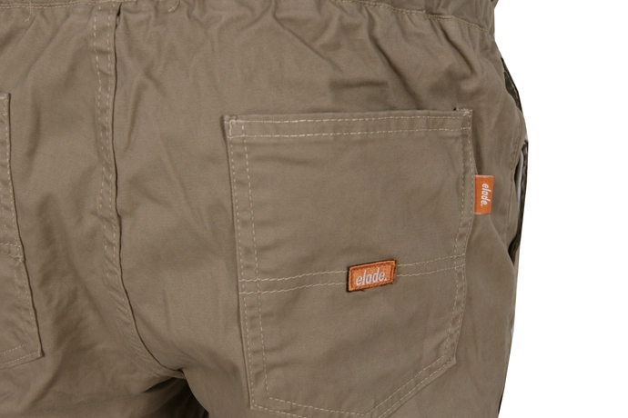 Spodnie materiałowe męskie jogger Elade beżowe