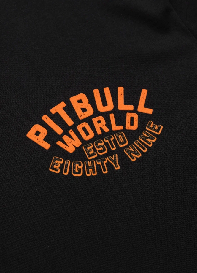 Koszulka męska T-Shirt Pit Bull Guardian Angel czarna