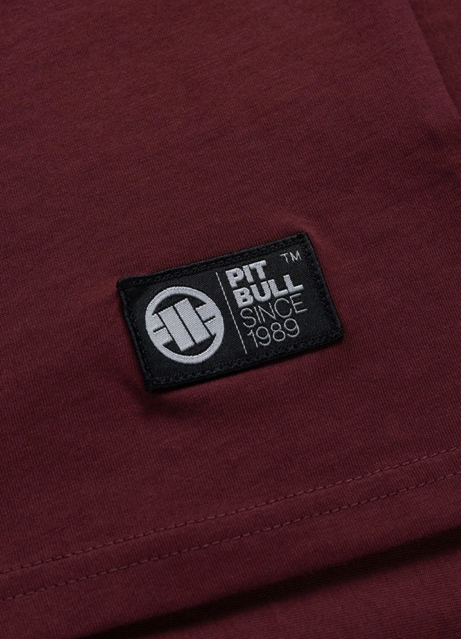 Koszulka męska T-Shirt Pitbull West Coast Norton bordowy