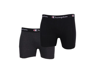 Bokserki męskie Champion 2Pack czarne/szare