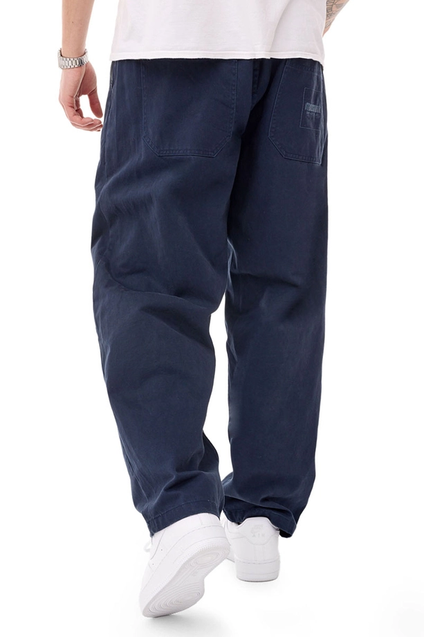 Spodnie męskie Mass Denim Clamber Baggy Fit granatowe