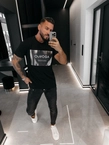 Koszulka męska T-Shirt Olavoga Almain czarna