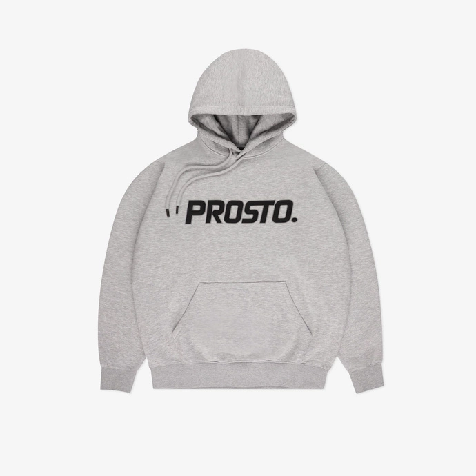 Bluza męska z kapturem Prosto Klasyk Sweer hoodie szara