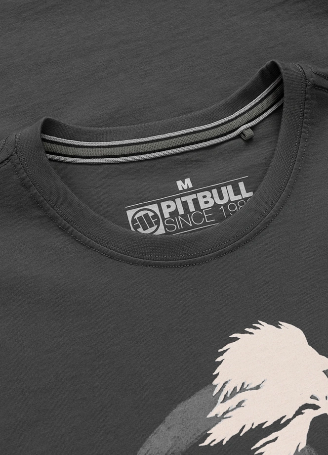 Koszulka męska T-Shirt Pit Bull Palms grafitowa