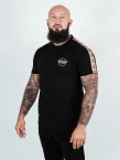 Koszulka męska t-shirt Środowisko Miejskie Classic Lampas czarna/beżowa